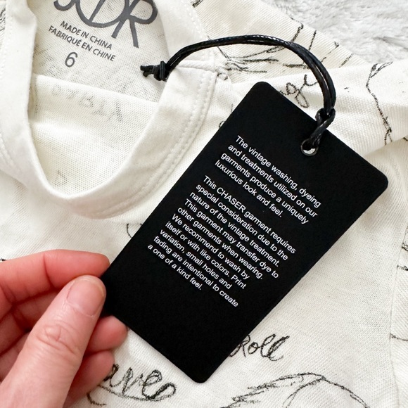 NWT- CHASER Boys Sketch Wolf Cool Dude Tee Shirt - Picture 5 of 7